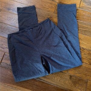 Duluth Trading Co. Women's Charcoal Gray/blue Leggings